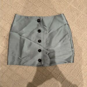 Urban Outfitters Faux Silk Mini Skirt